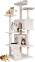 Cat Tree for Indoor Cats, Space Saving Cat Activity Center, Durable Pet Play by GINMAON