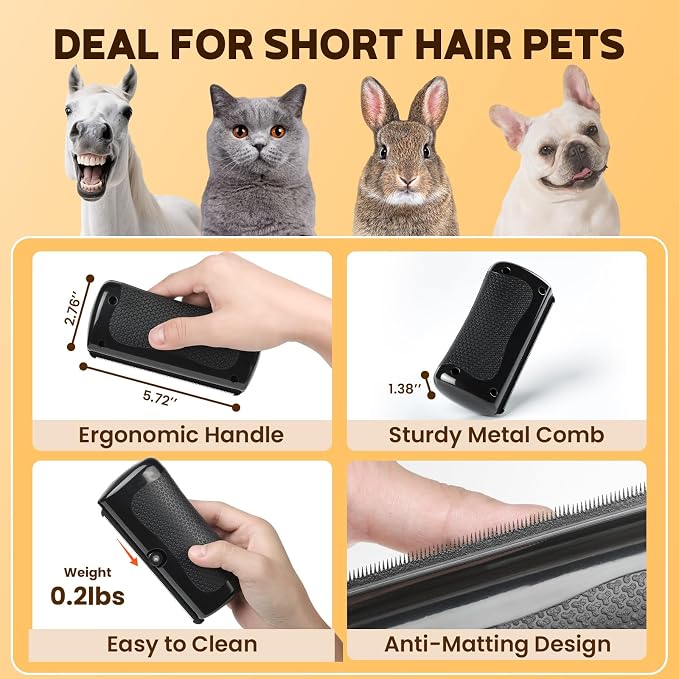 Deshedding Dog Brush & Pet Hair Remover Comb – Grooming Tool - Image 2