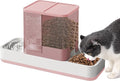 Yummy Sam Automatic Small Pet Feeder and Water Dispenser, 2 in 1 Gravity Cat by YummySam