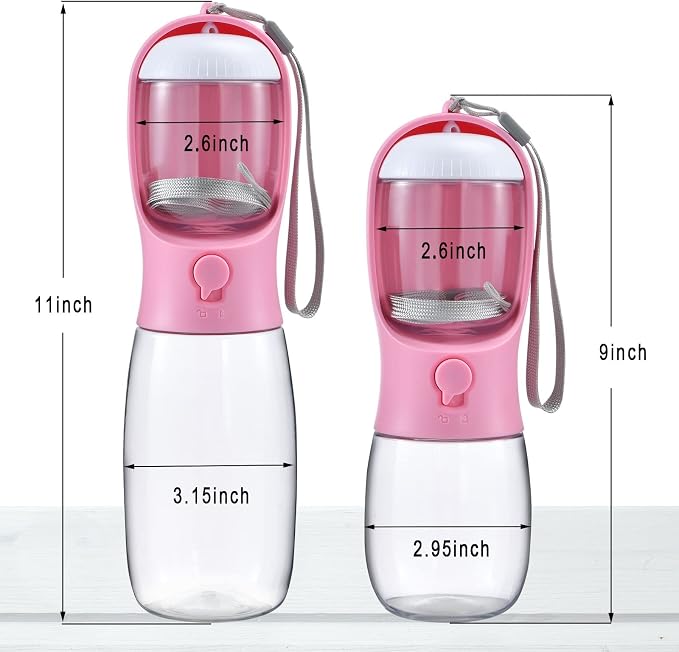 Dog Water Bottle with Food Container, Travel Puppy Water Bowl, Portable Pet - Image 6