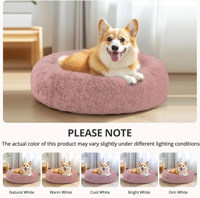 JOLLYVOGUE Calming Dog Bed for Small Dogs - Image 8