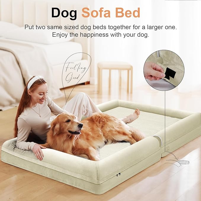 Large Dog Bed Orthopedic Washable: Beds Bolster XXL Bed Big XLarge Dogs Egg - Image 3