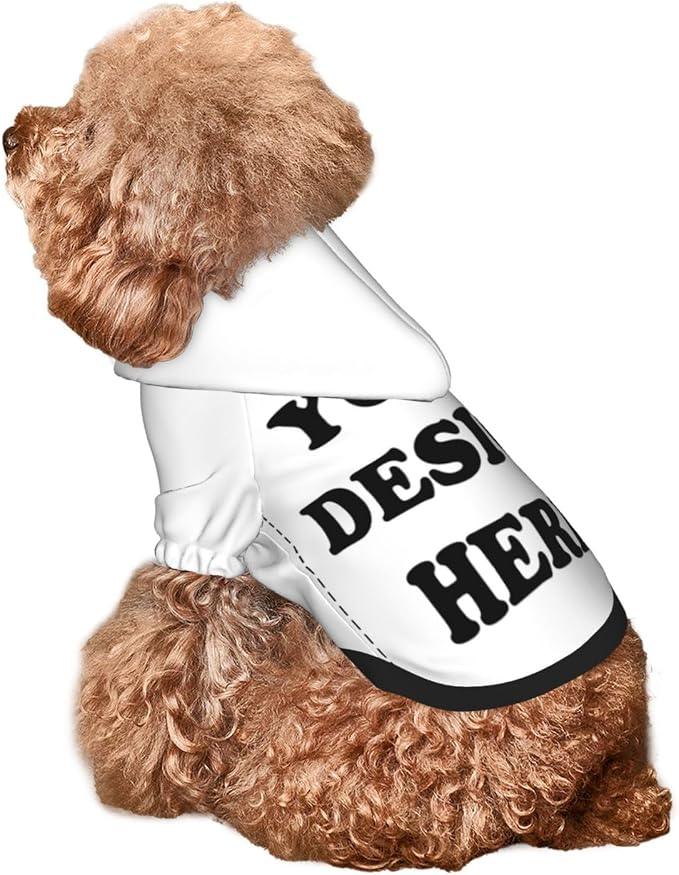 Dog Clothes, Custom Dog Hooded Sweatshirt, Personalized Pet Costume Robe Shirt - Image 6