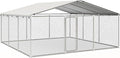 15'x15' Large Outdoor Dog Kennel, Heavy Duty Dog Enclosure by docagt
