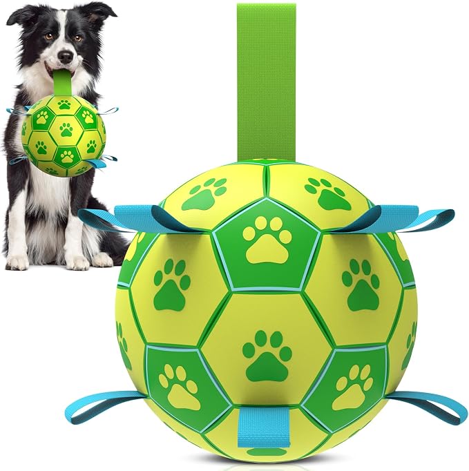 QDAN Dog Toys Soccer Ball by QDAN
