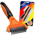 3PCS Pet Grooming Rake & Metal Comb & Flea Comb by Unknown