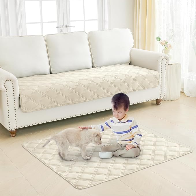 Smiry Waterproof Dog Bed Cover Blanket 68x82, Soft Reversible Pet Blanket - Image 7
