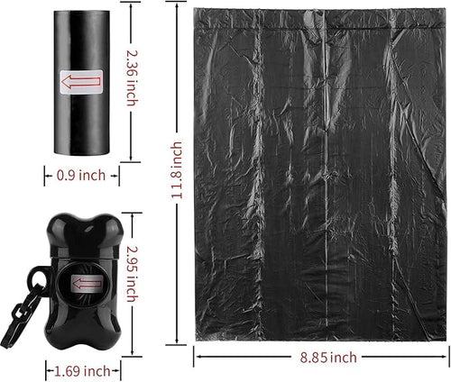 10 Pack Bone Shaped Poop Bag Dispenser Pet Waste Disposal Bag Dispenser - Image 2