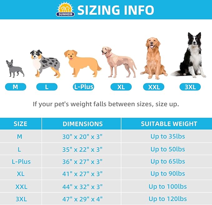Sunheir Orthopedic Dog Bed for Medium Dogs, Waterproof Deluxe Plush Dog Crate - Image 5
