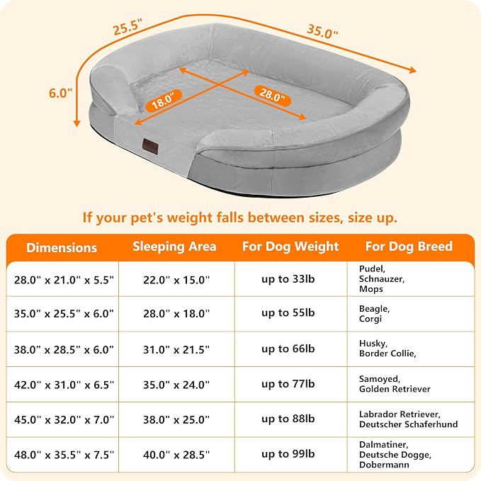 Dwanton Orthopedic Dog Bed for Medium Dogs - Image 4