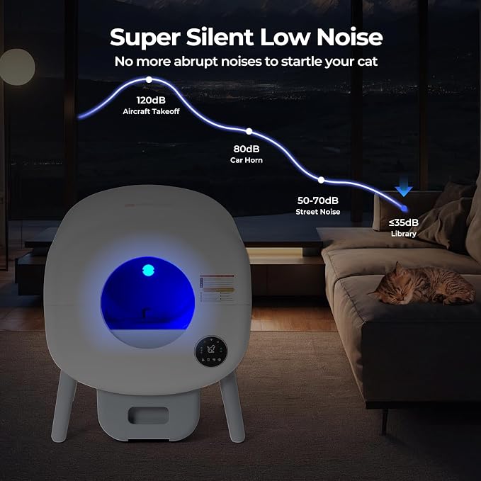 Self Cleaning Cat Litter Box: 76L Extra Large Automatic Litter Box - Image 4