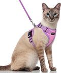 rabbitgoo Cat Harness and Leash Set, Escape Proof Soft Adjustable Vest Harnesses by rabbitgoo