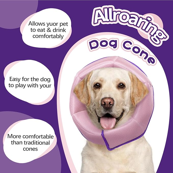 Dog Cone for Large Dogs After Surgery, Soft Dog Cone Collar for Dogs to Stop - Image 5