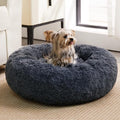 WNPETHOME Calming Dog & Cat Bed, Anti-Anxiety Donut Bed, Fluffy Faux Fur Cushion by WNPETHOMEPETSHOME