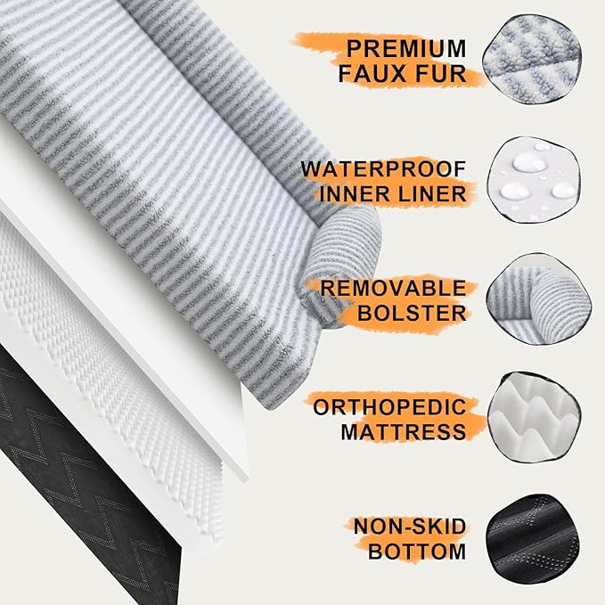 Dog Bed Medium Size Dog-Orthopedic Waterproof Bed - Image 5