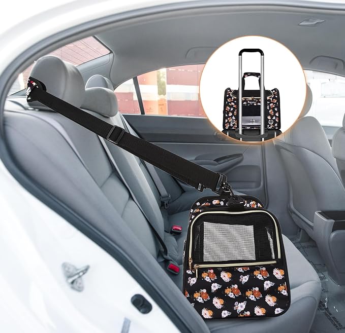 Petmolico Cat Carrier Dog Carrier, Airline Approved Soft Pet Travel Carrier - Image 5