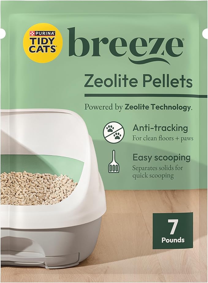 Purina Tidy Cats Litter Pellets, Breeze Refill Litter Pellets in Recyclable Box by PurinaTidyCatsLitter