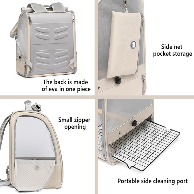 Bird Carrier Backpack, Portable Travel Bird Cage - Image 8