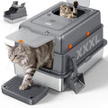 FURTIME XXXL Extra Large Stainless Steel Litter Box by FURTIME
