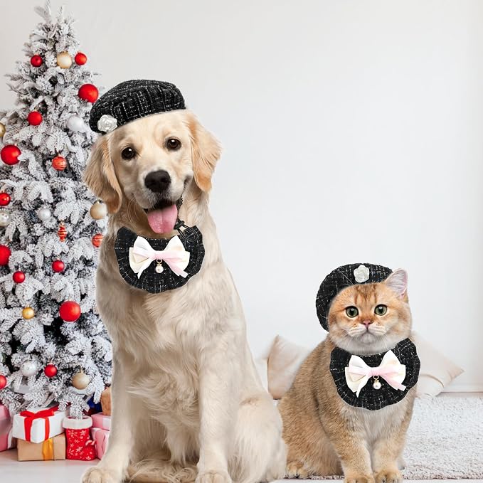 HOWWFALY 2PCS Cat Beret Hat - Image 7