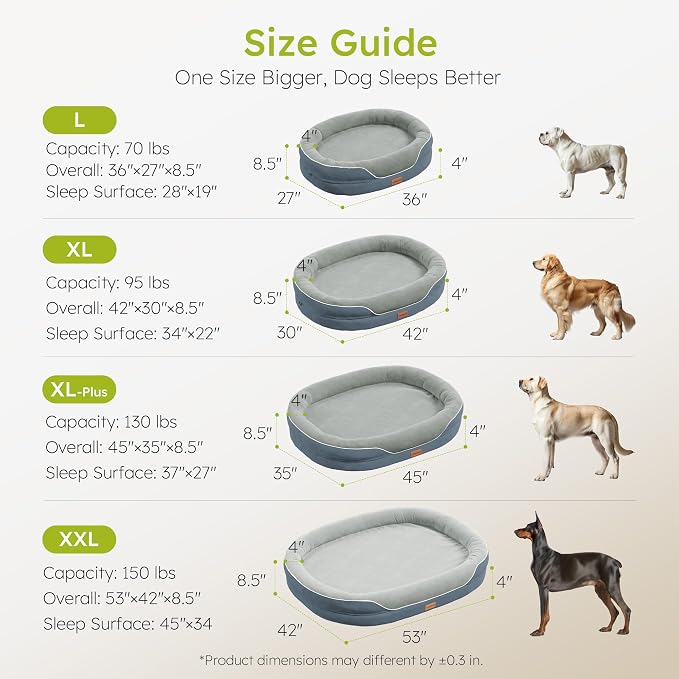 XL Orthopedic Dog Bed, Extra Large Dog Bed, Dog Sofa - Image 7