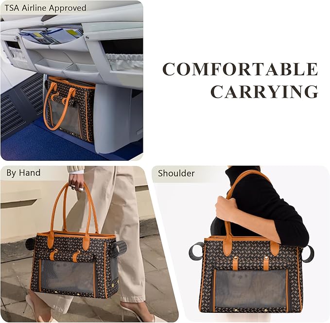 Minsong Fashion Pet Carrier Purse - Image 6