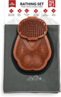 PW Pet Grooming Tools for Dogs & Cats- 3 Pack Dog Bathing Set- Safe On Skin by Unknown
