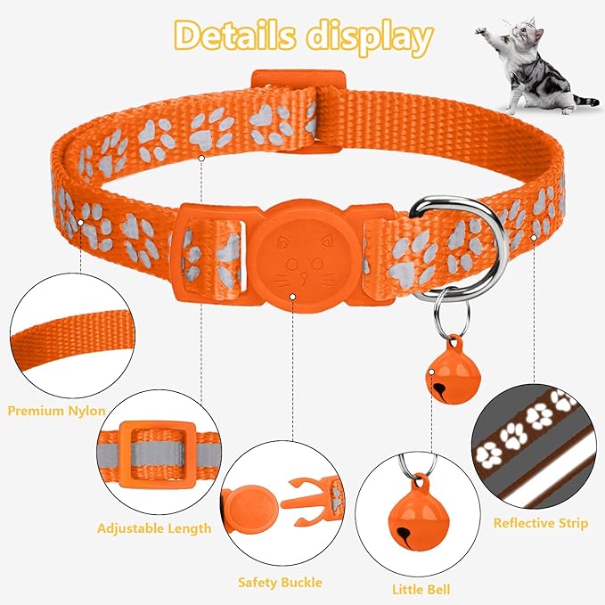Taglory Reflective Cat Collar Breakaway - Image 5