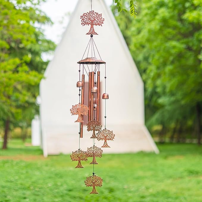 Tree of Life Wind Chimes for Outside, Tree of Life Gifts for Women/Men/Sympathy - Image 2