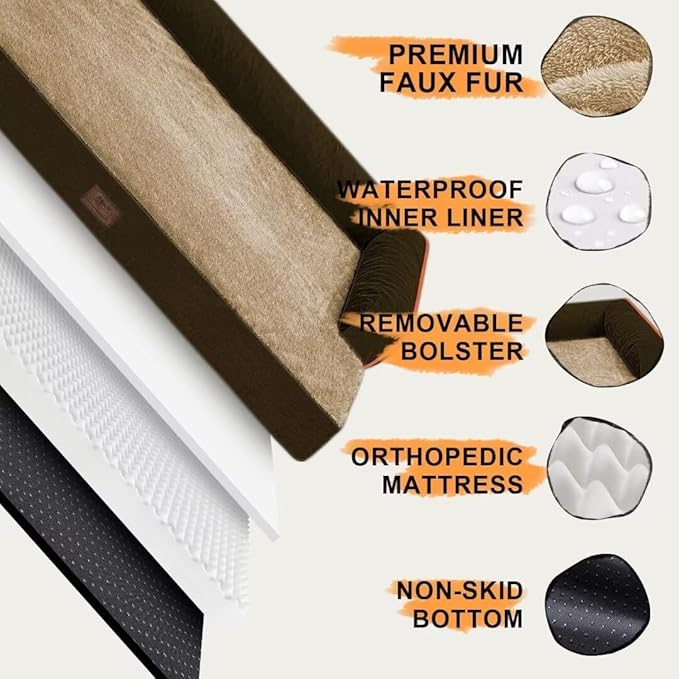 Small Dog Bed and Cat Sofa Waterproof Orthopedic Dog Beds - Image 5