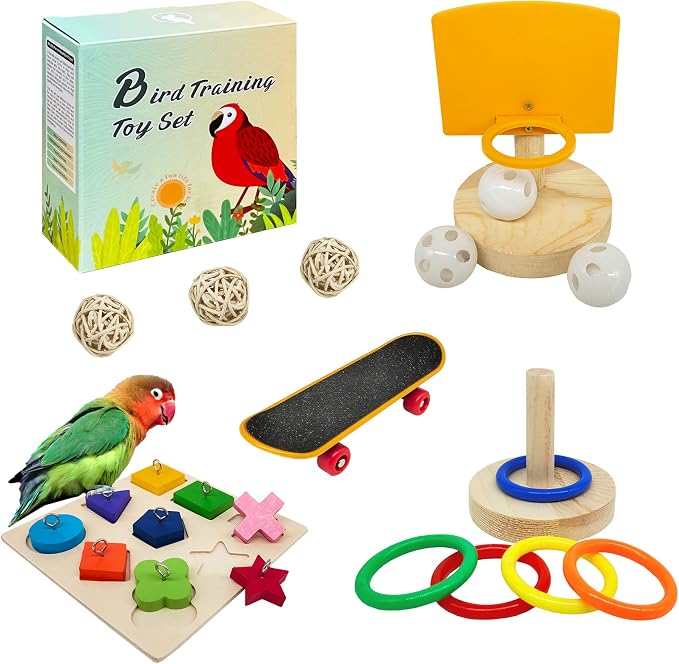 Bird Toys for Parakeets by HOORITO