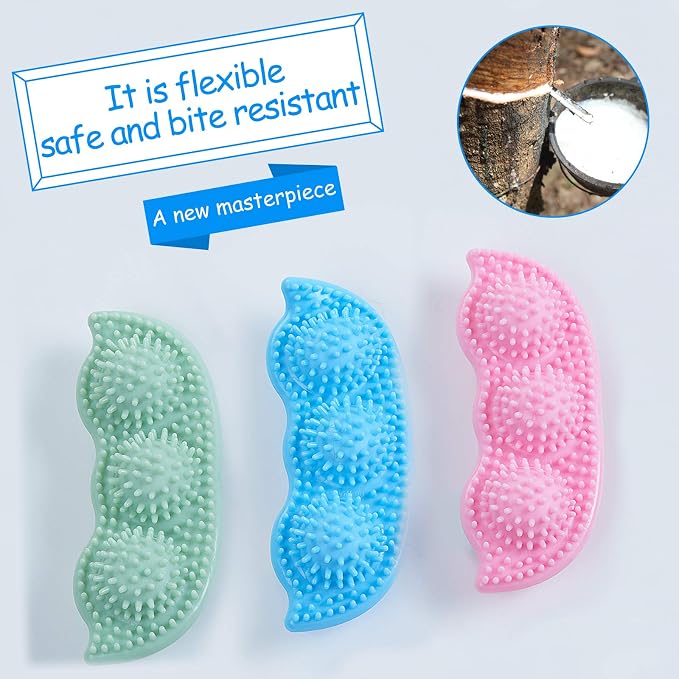 Hurray 3 Pack Puppy Chew Toys for Teething Puppies, Puppy Teething Toys - Image 6