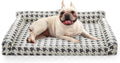 Orthopedic Dog Beds for Medium Dogs Washable, Detachable Side Bolster and Pillow by FURTIME