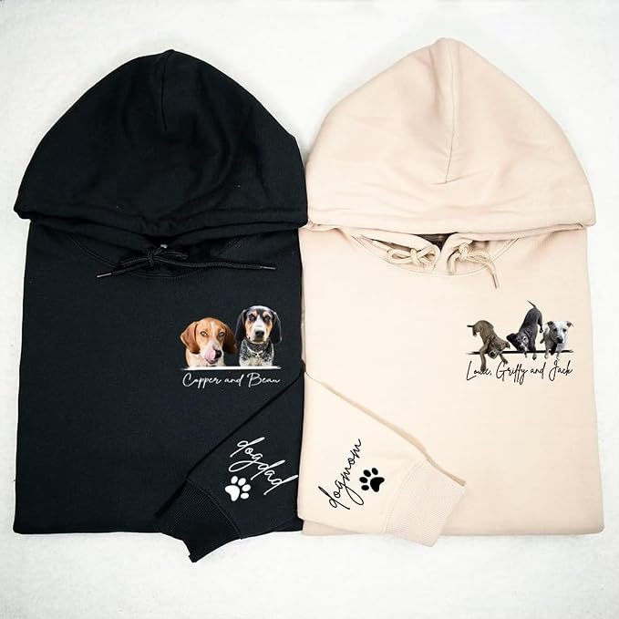 Custom Pet Sweatshirts with Photo and Name, Personalized Dog Sweatshirt - Image 6