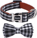 Faleela Soft &Comfy Bowtie Dog Collar, Detachable and Adjustable Bow Tie Collar by Faleela