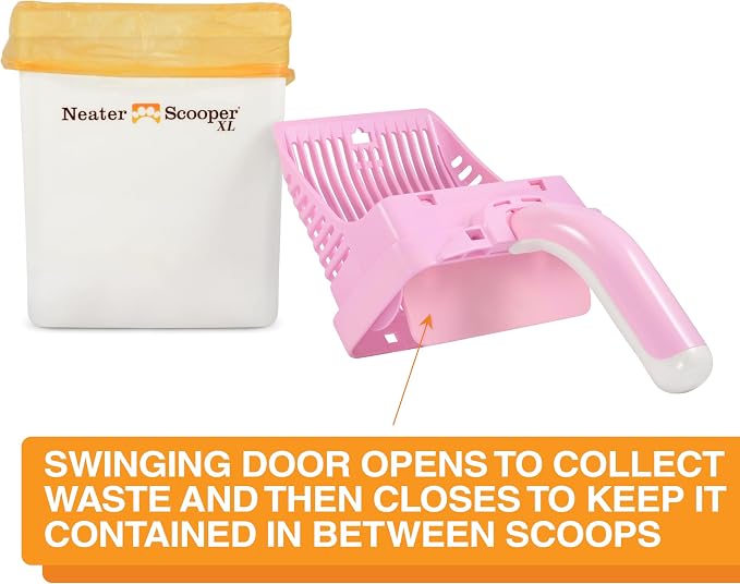 Neater Pet Brands Neater Scooper XL Cat Litter Scoop, 195 Refill Bags – - Image 3
