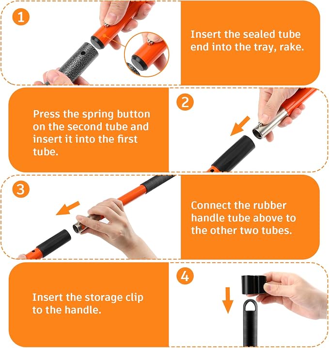 Pooper Scooper, Long Handle Dog Pooper Scooper - Image 5
