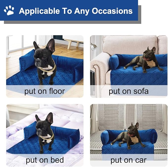 Brilliant Sunshine Premium Calming Dog Bed Mat, Silky Velvet, Removable - Image 7
