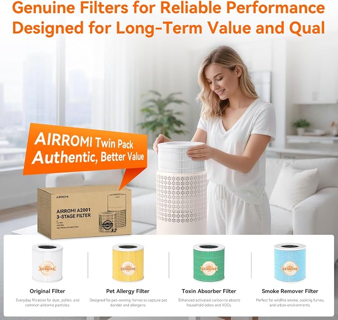 AIRROMI Air Purifier for Bedroom - Image 9