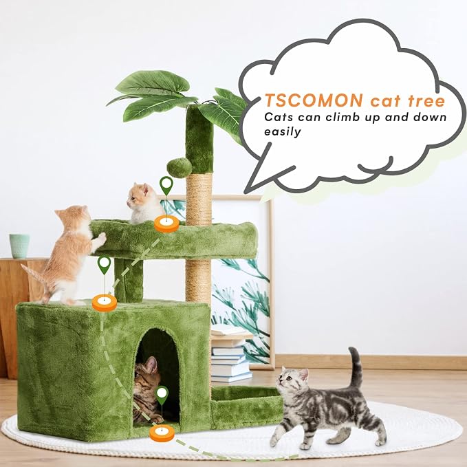 31.5in Multi-Level Cat Tower - Image 3