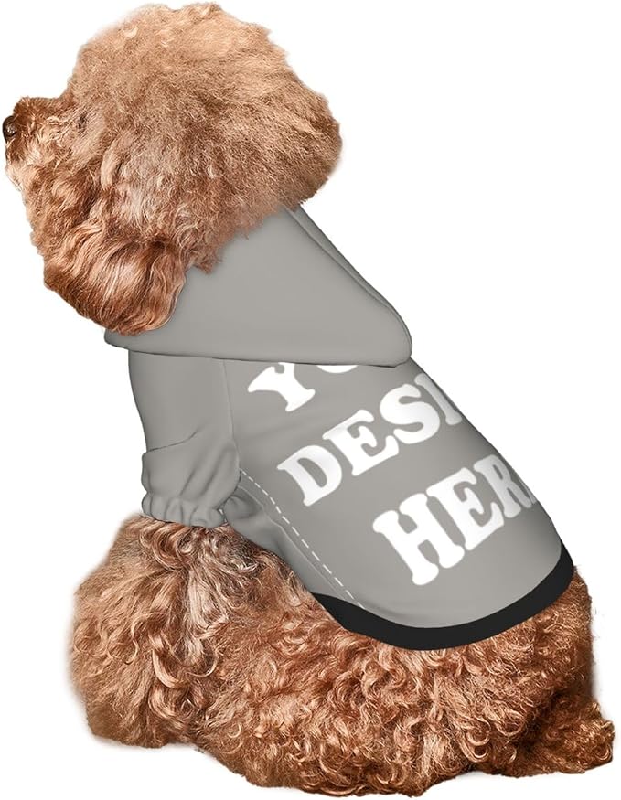 Personalized Chihuahua Dog Hoodie, Custom Pet Warm Sweatshirt Costume - Image 6