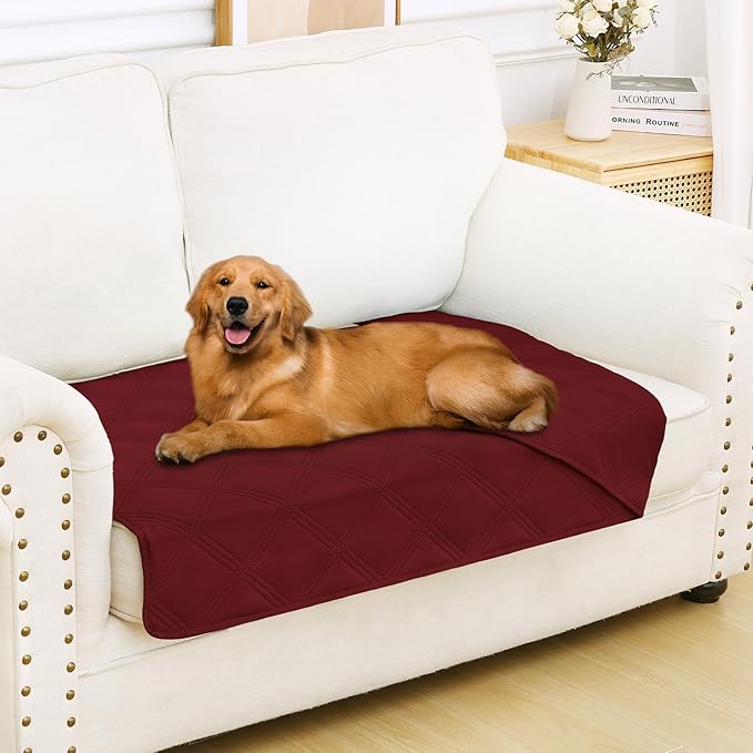 Smiry Waterproof Dog Bed Cover Blanket 30x53, Soft Reversible Pet Blanket by Smiry