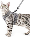 Cat Harness and Leash Set Escape Proof Tactical Extra Large Kitten Harness by pangdi