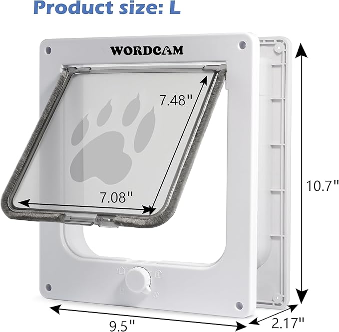 Wordcam Large Cat Door, Robust Cat Door - Image 4