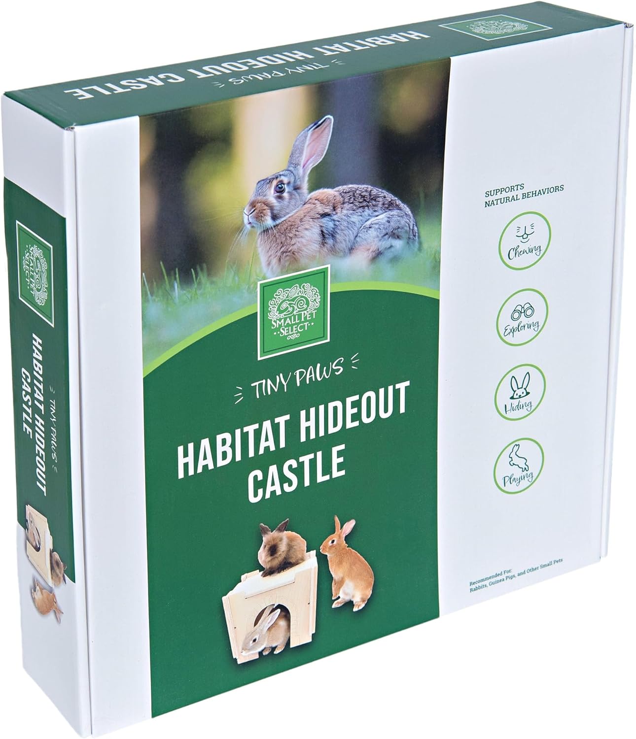 Small Pet Select Habitat Hideout Castle, Medium - GlobalHabitat Supply