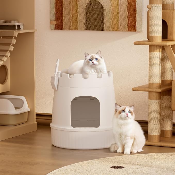 Lifewit Cat Litter Box, Hidden Enclosure Litter Tray - Image 8