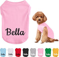 Custom Dog T-Shirts with Name for Pet Dogs, Breathable Personalized Print or by DegGod