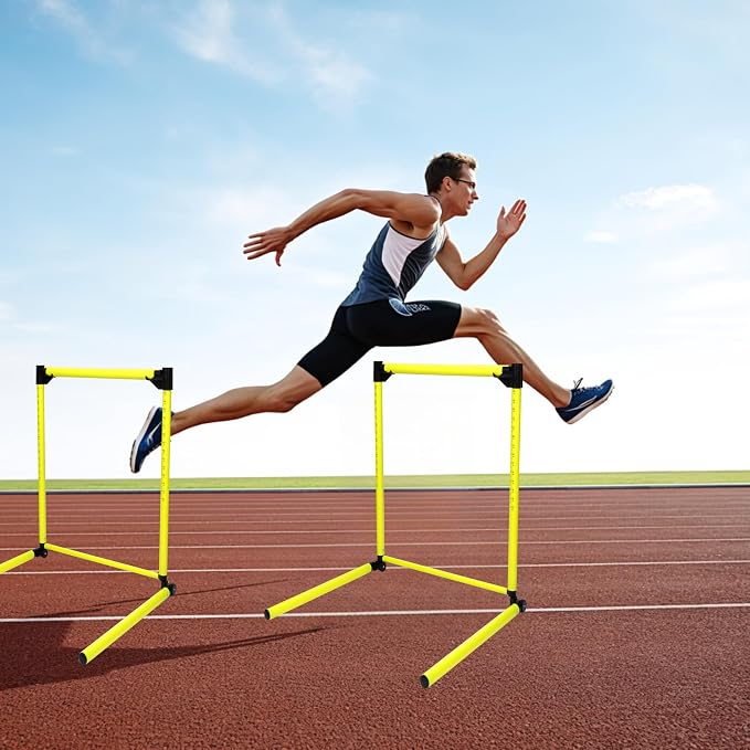 3 Pack Adjustable Height Hurdles Training Equipment, Agility Speed Jumping - Image 6