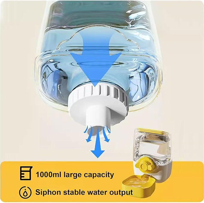35oz Rabbit Water Bottle, Pet Hanging Automatic Water Dispenser - Image 7