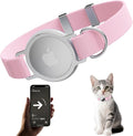 AirTag Cat Collar, Ultra Elastic Cat Tracker Collar, Airtag Holder Compatible by Sucegi